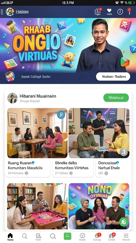 73k - Tampilan grafis yang memukau dan penuh warna.