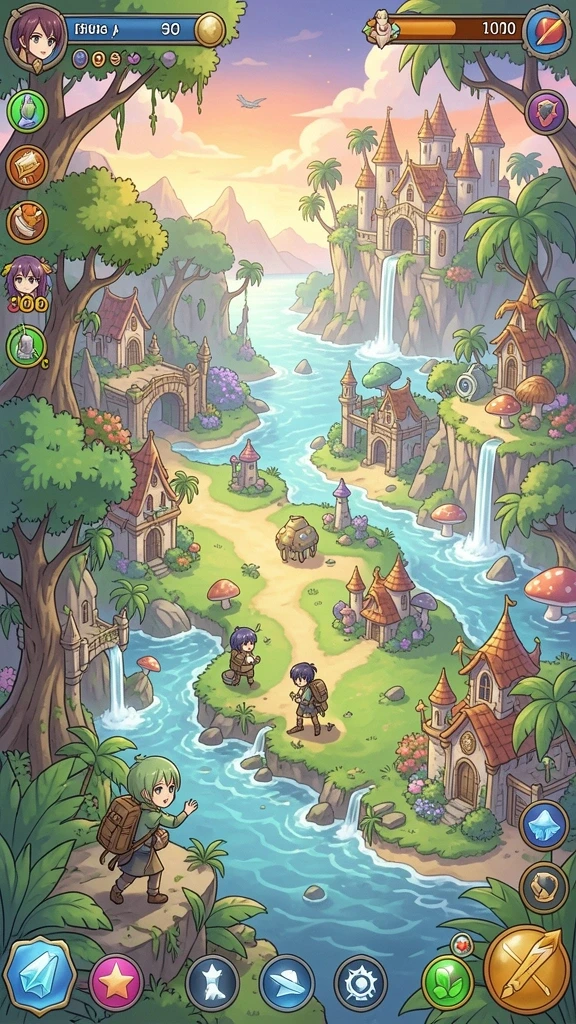 hokihoki - Screenshot dari level baru yang penuh tantangan.