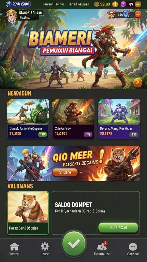 javo88 - Screenshot menunjukkan tampilan antarmuka utama JAVO88.