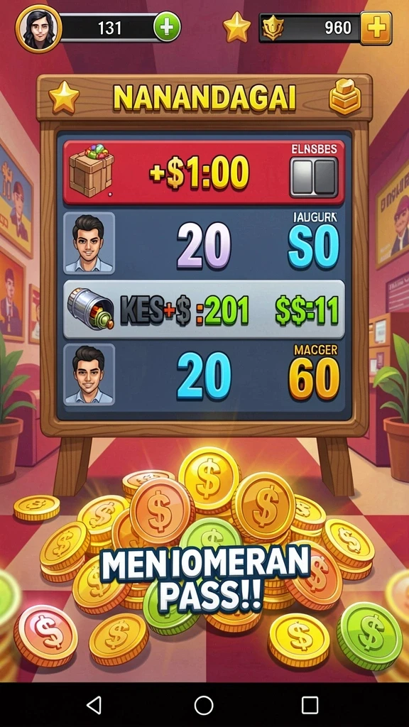 pk95 - Fitur multiplayer untuk bersaing dengan teman.