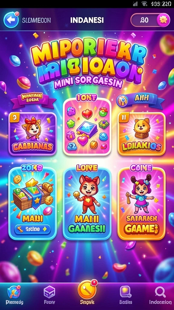rk55 - Tampilan awal game RK55 yang menarik dan intuitif.