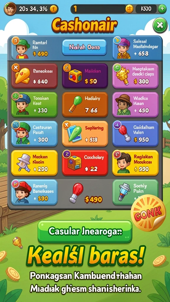 zoro77 - Fitur kustomisasi karakter yang mudah diakses.
